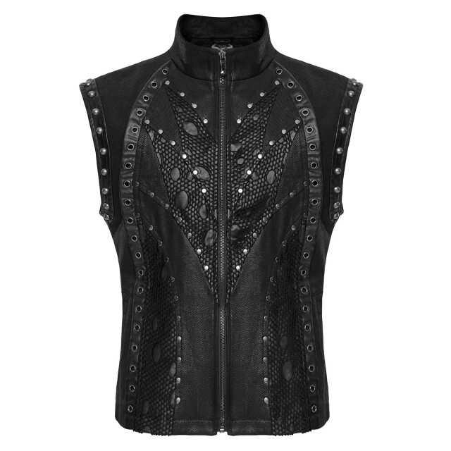 Punk Rave Postapokalypse Weste Studded Cult 3XL