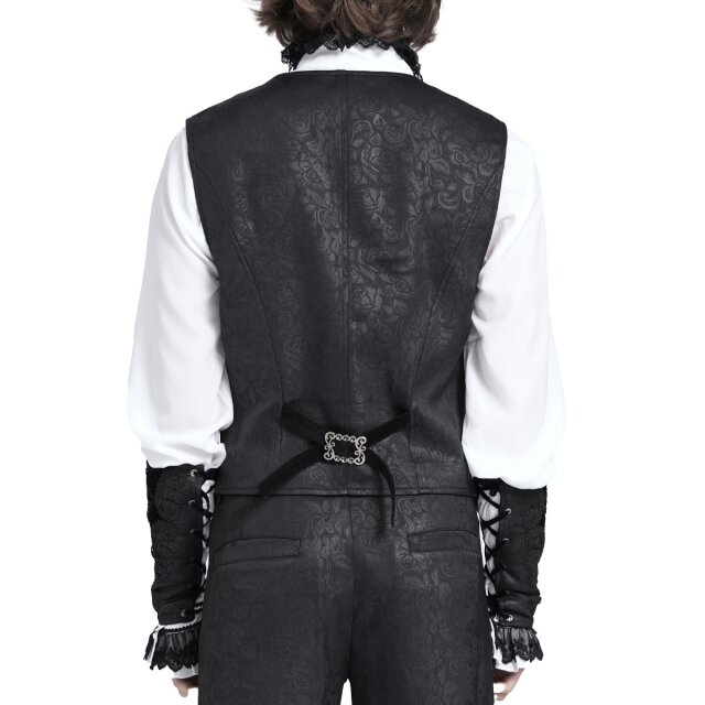 Devil Fashion Victorian Goth Waistcoat Of Night and Nobility