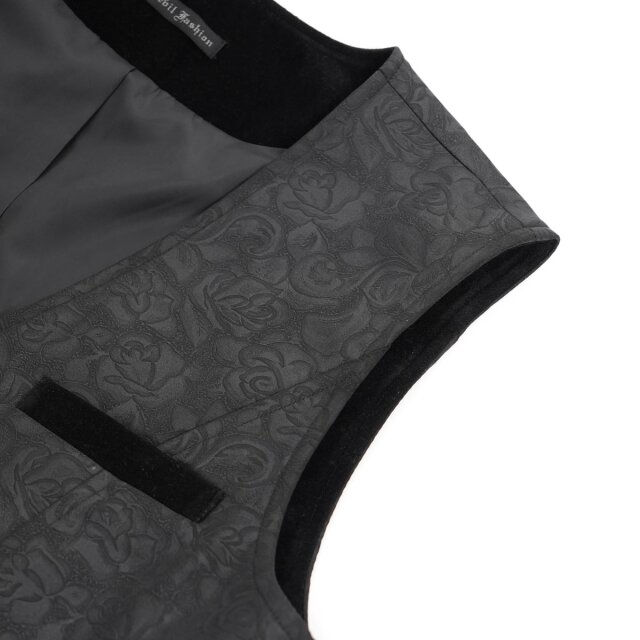 Devil Fashion Victorian Goth Waistcoat Of Night and Nobility