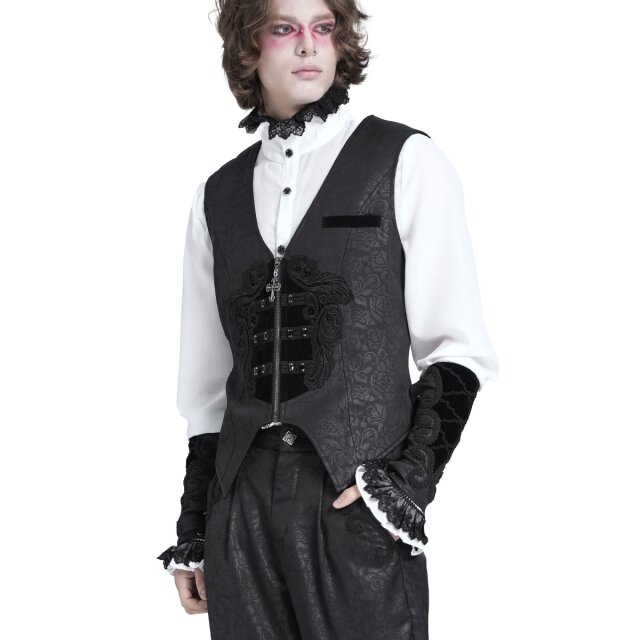 Devil Fashion Victorian Goth Waistcoat Of Night and Nobility