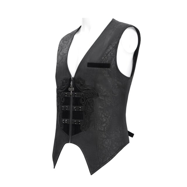 Devil Fashion Victorian Goth Weste Of Night and Nobility M