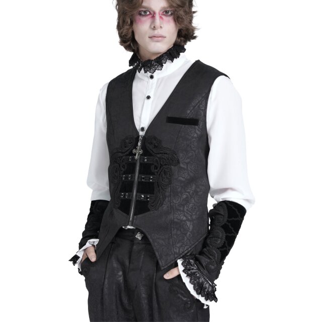 Devil Fashion Victorian Goth Weste Of Night and Nobility M