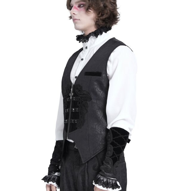 Devil Fashion Victorian Goth Weste Of Night and Nobility M