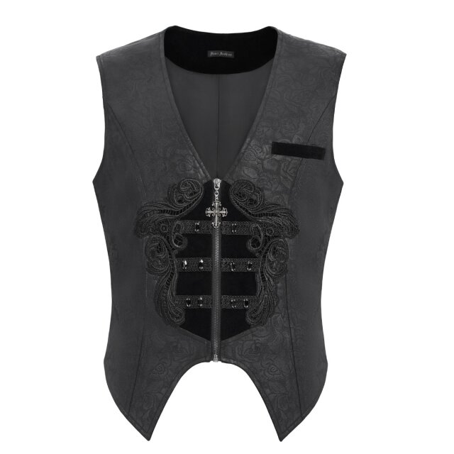 Devil Fashion Victorian Goth Weste Of Night and Nobility M