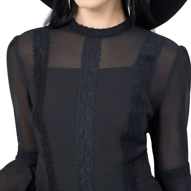 KILLSTAR Begone Langarm Minikleid 4XL