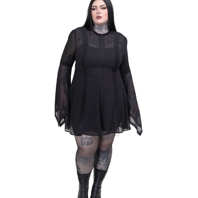 KILLSTAR Begone Langarm Minikleid L