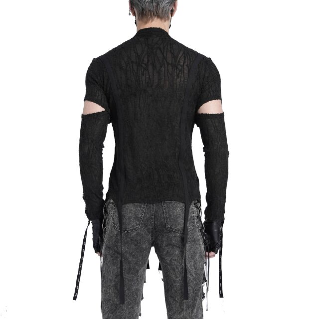 Devil Fashion Longsleeve Torn Horizon in Wasteland Look