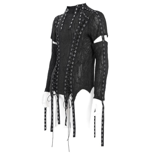 Devil Fashion Longsleeve Torn Horizon in Wasteland Look