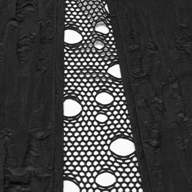 Dünner PUNK RAVE Fetzenmantel Until Dusk XL/XXL