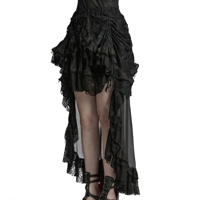 PUNK RAVE wandelbarer Volantrock Darkling Grace