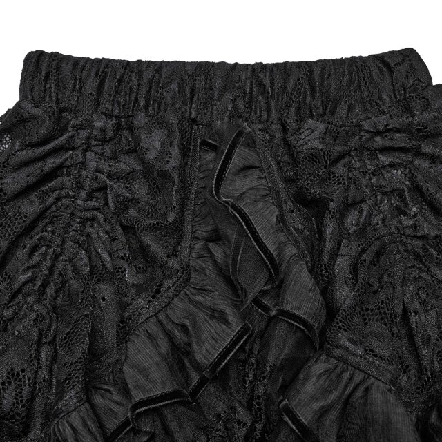 PUNK RAVE wandelbarer Volantrock Darkling Grace XL-XXL