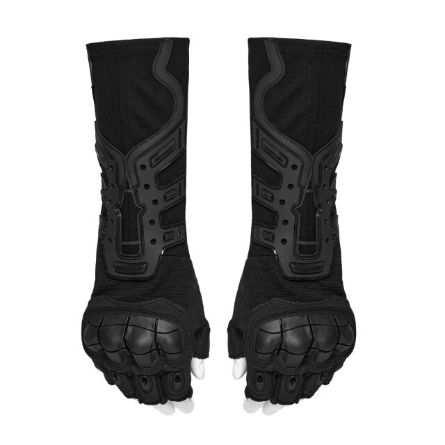 Fingerlose Punk Rave Cyber-Goth Handschuhe Core Grip S/L