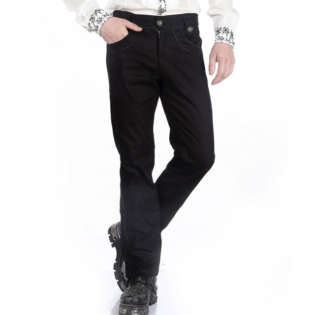 Gothic-Hose Grave Parade im Uniform Look 3XL