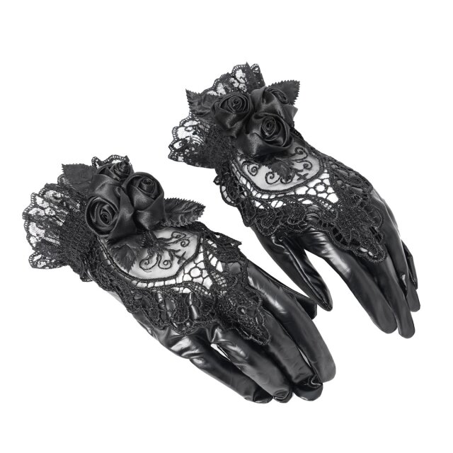 Eva Lady Gloves "Love Letter from the Crypt" in Two Colour Options