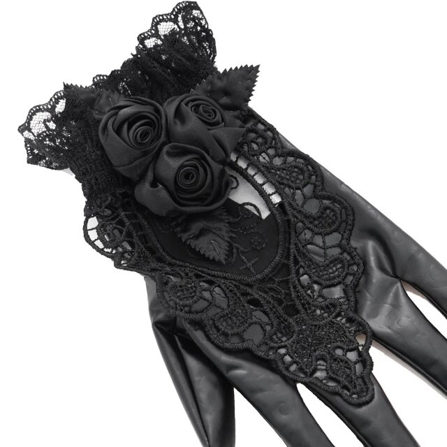 Eva Lady Gloves "Love Letter from the Crypt" in Two Colour Options