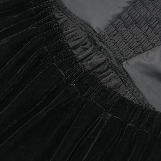 Bodenlanges Neckholder-Samtkleid Midnight Vow XXL