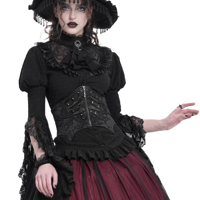 Gothic Korsagengürtel Laced in Dusk 3XL/4XL