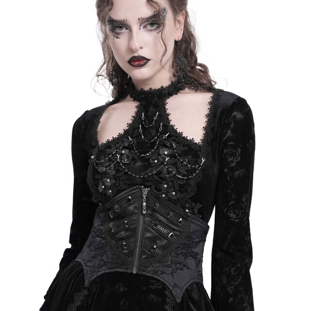 Gothic Korsagengürtel Laced in Dusk 3XL/4XL
