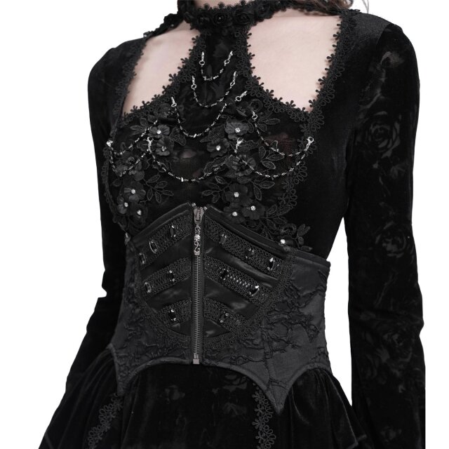 Gothic Korsagengürtel Laced in Dusk 3XL/4XL