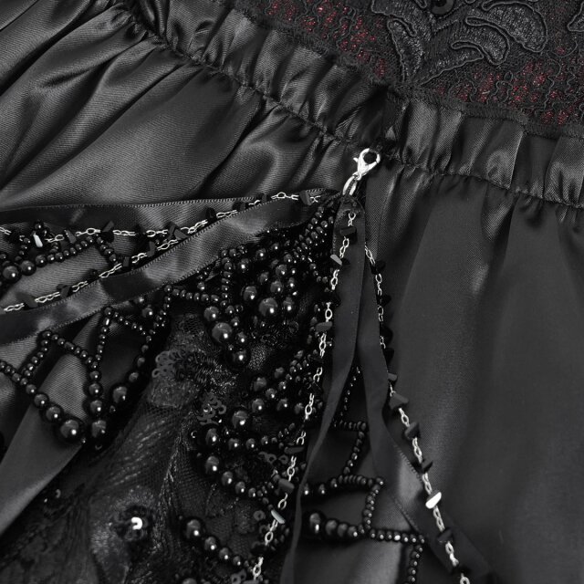 Floor-Length Victorian-Goth Dress Königin der Schatten M