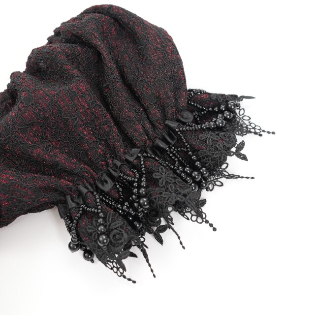 Bodenlanges Victorian-Goth Kleid Königin der Rosen XL