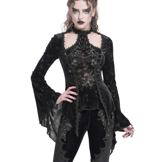 Darkly Romantic Long-Sleeved Shirt Im Schatten der Rose