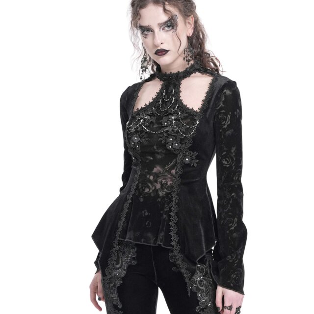 Darkly Romantic Long-Sleeved Shirt Im Schatten der Rose
