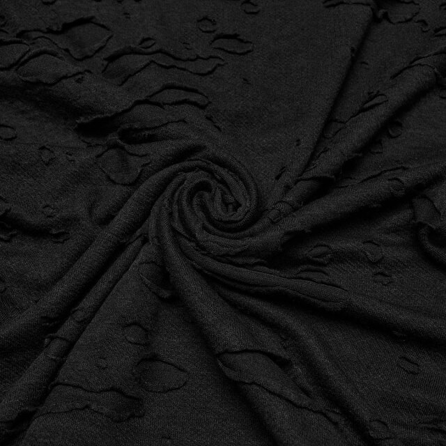 PUNK RAVE Shredded T-Shirt Outbreak-Zone with Straps