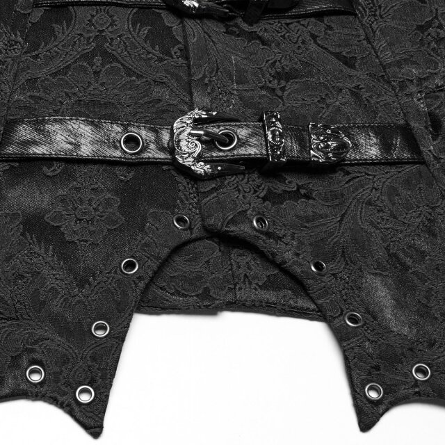 PUNK RAVE Brokatweste Midnight Manor im Vampir-Look M