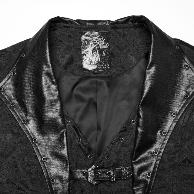 PUNK RAVE Brokatweste Midnight Manor im Vampir-Look XL