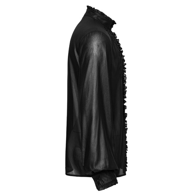 Elegant Victorian-Goth Shirt Masque de Minuit