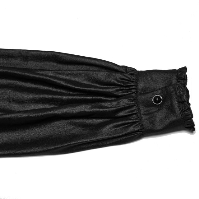 Elegantes Victorian-Goth Hemd Masque de Minuit 5XL