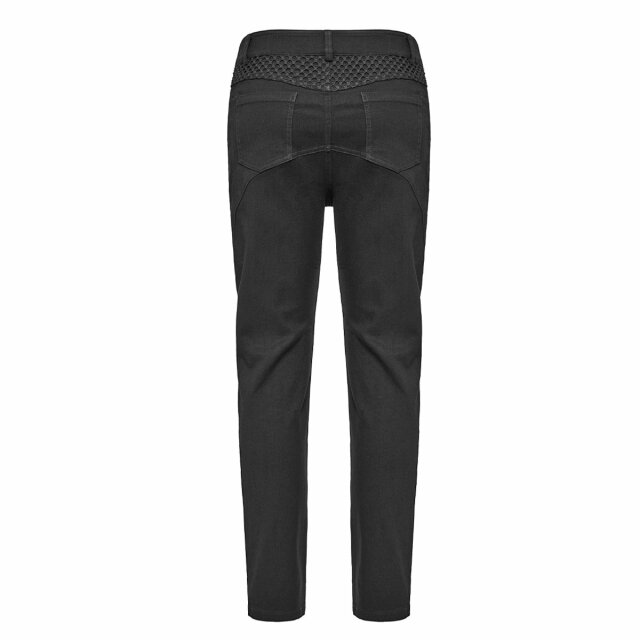 PUNK RAVE Gothic Jeans Backstage Chaos mit Netz L