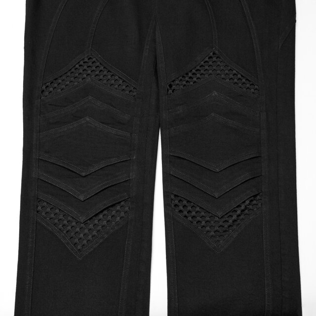 PUNK RAVE Gothic Jeans Backstage Chaos mit Netz M