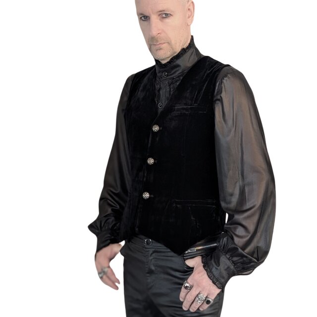 Gothic Velvet Waistcoat Strigoi