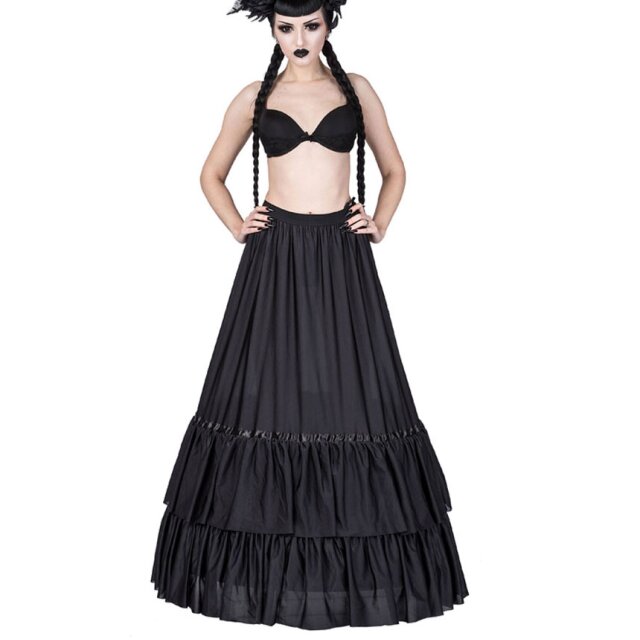 Victorian-Goth Crinoline Reifrock Ruffled Eclipse
