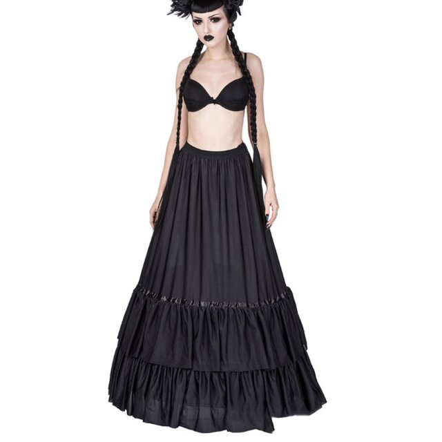 Victorian-Goth Crinoline Reifrock Ruffled Eclipse