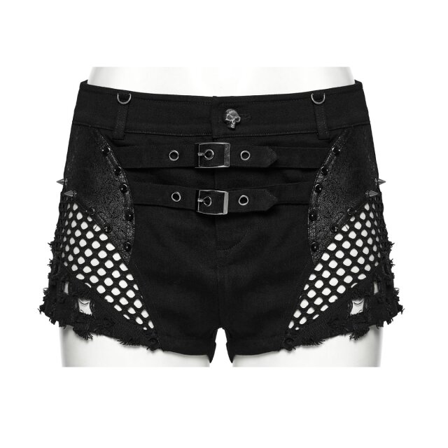 Punk Rave Gothic Hotpants Wild & Wired XL