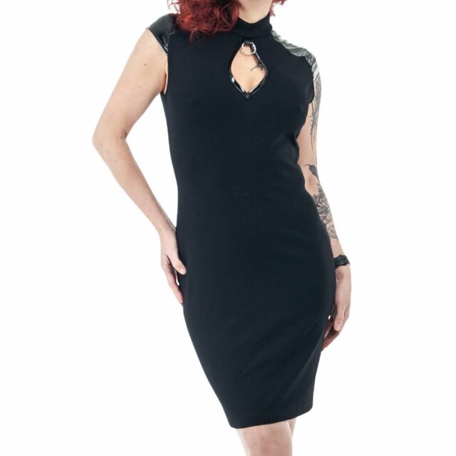 Gothic Mini Dress Osmium