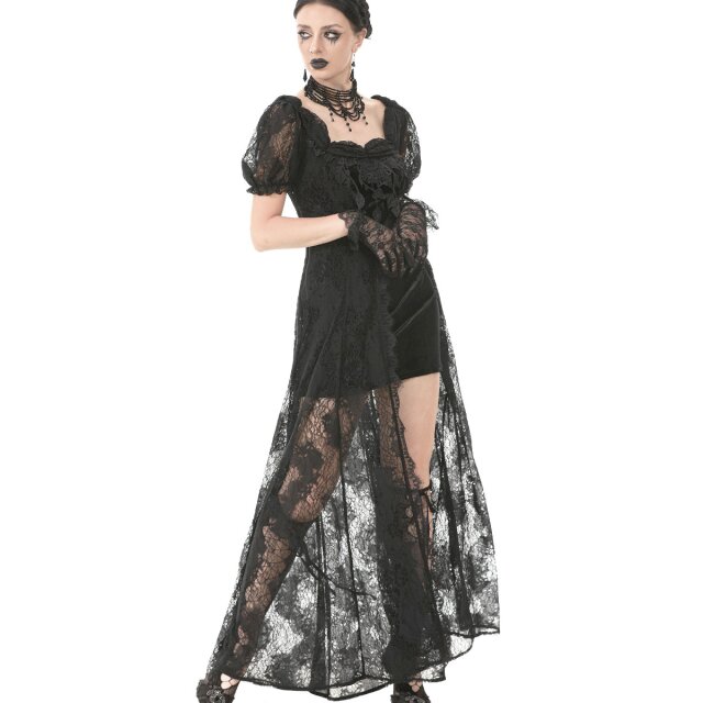 Gothic Spitzenkleid Thorns & Lullabies in Lagenoptik 3XL