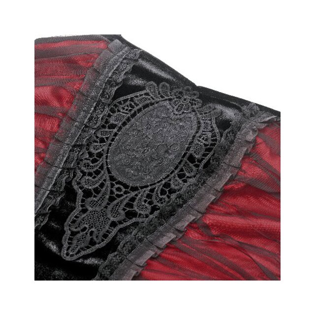 Langes Gothic-Bodycon Kleid "Hunger of Midnight Desire" M