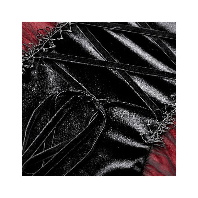 Langes Gothic-Bodycon Kleid "Hunger of Midnight Desire" M