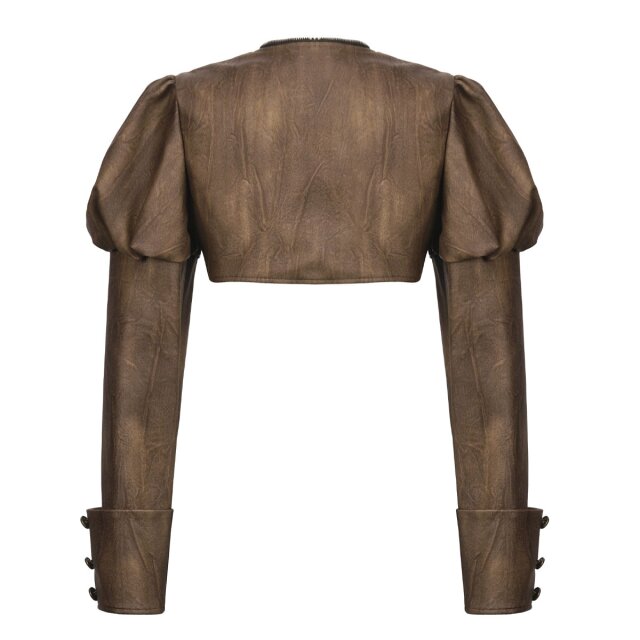 Brown Steampunk Bolero Aether Shrug