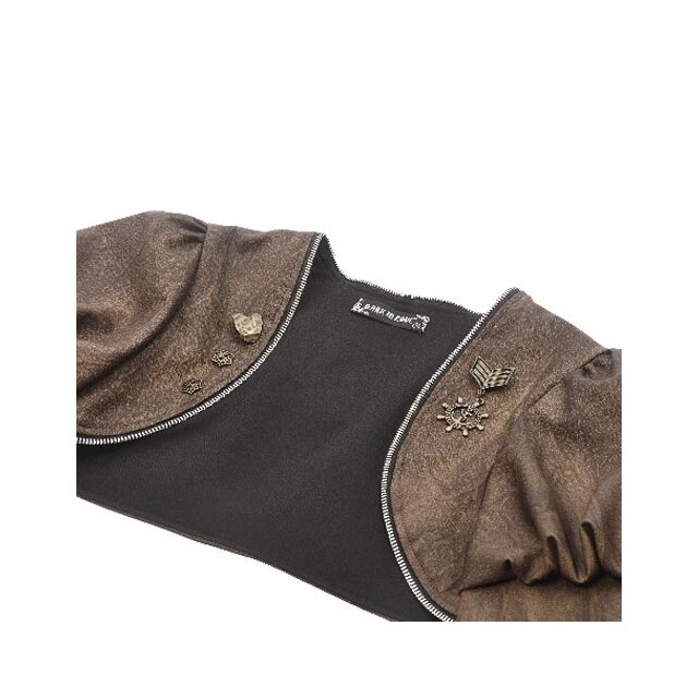 Brown Steampunk Bolero Aether Shrug