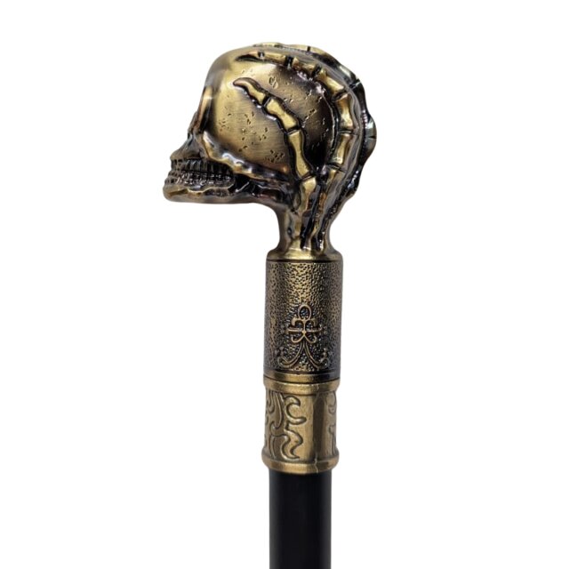 Steampunk Walking Cane Gearbone