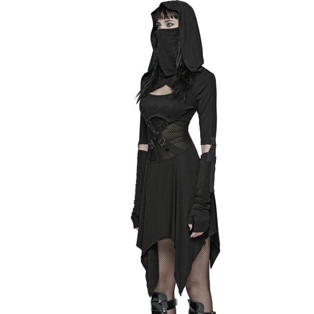 Postapokalypse- Tech Wear-Zipfelkleid Wasteland Siren M-L