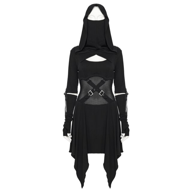 Postapokalypse- Tech Wear-Zipfelkleid Wasteland Siren M-L