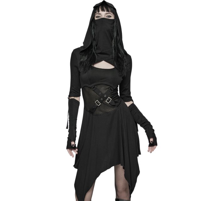 Postapokalypse- Tech Wear-Zipfelkleid Wasteland Siren M-L