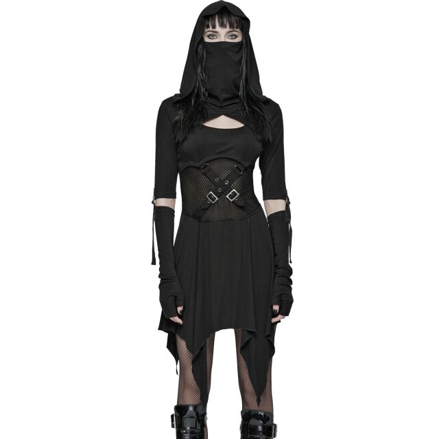Postapokalypse- Tech Wear-Zipfelkleid Wasteland Siren M-L