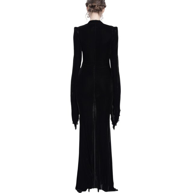 Gothic-Kleidmantel Candlelight Widow im Morticia-Stil